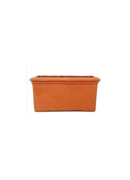 Tall Fresco Trough - Terracotta Pot