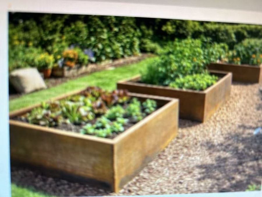 Corten Steel Bed